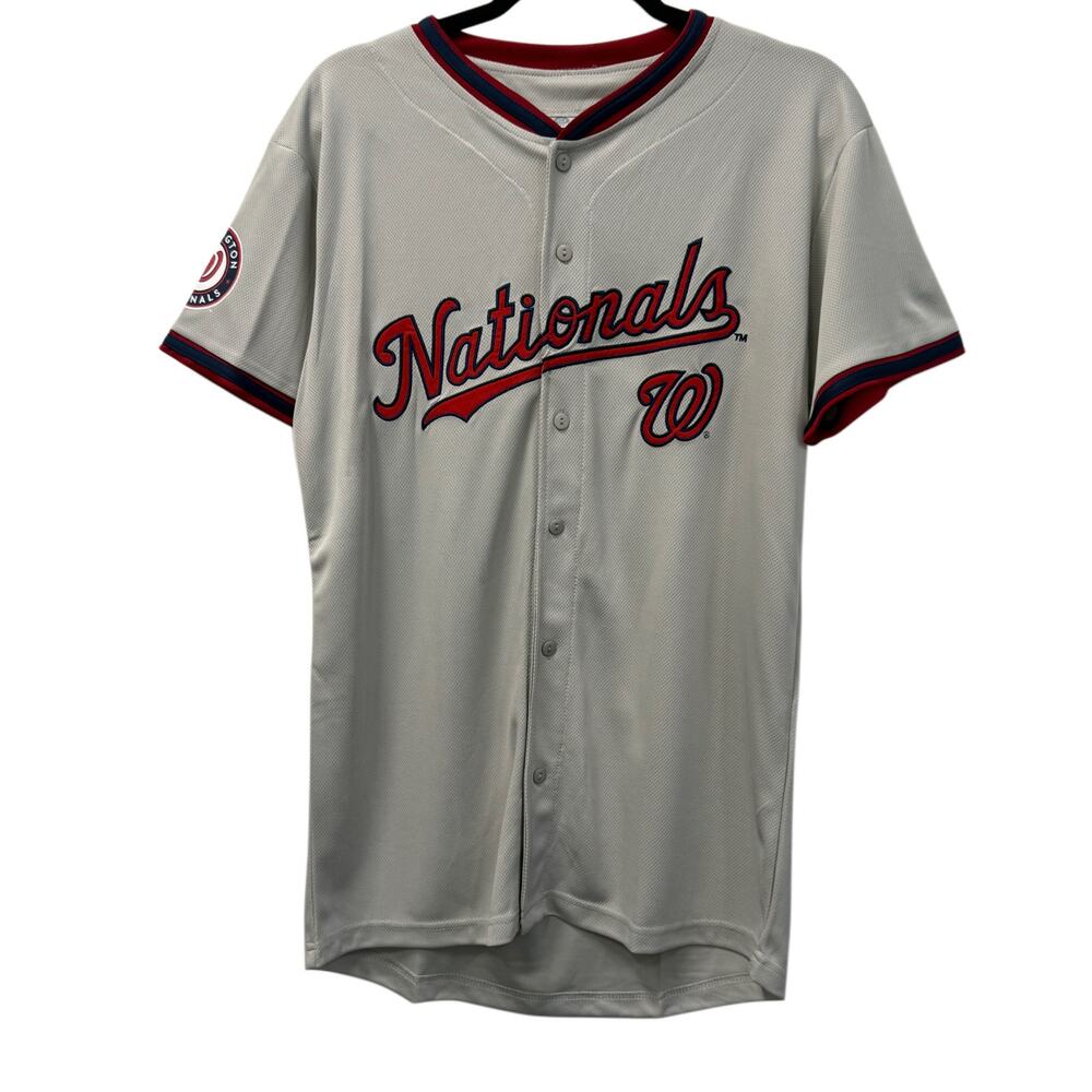 Washington Nationals Away Jersey #6 Youth XL Gray